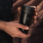 УЦЕНКА Термокружка «Роскосмос», 380 мл, чёрная 10862238