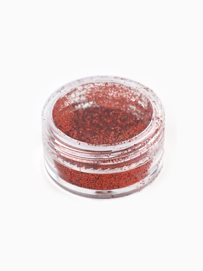 Пищевые блёстки крупной фракции 2 г., красные