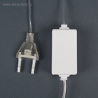 УЦЕНКА Гирлянда «Сосулька», тающая, 0.3 м, IP44, 18 LED, 220 В, переливы, прозрачная нить, свечение белое - Фото 7