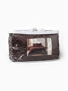 Покрывало «Этель» 220×240±5 см, велюр, коричневое - Фото 5