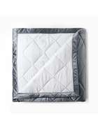 Покрывало «Этель» 220×240±5 см, велюр, серо-голубое - Фото 3