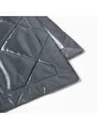 Покрывало «Этель» 220×240±5 см, велюр, серо-голубое - Фото 4