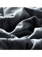 Покрывало «Этель» 220×240±5 см, велюр, серо-голубое - Фото 5