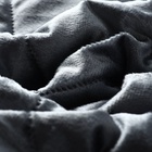 Покрывало «Этель» 260×240±5 см, велюр, серо-голубое - Фото 4