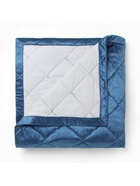 Покрывало «Этель» 220×240±5 см, велюр, синее - Фото 3