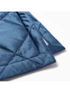 Покрывало «Этель» 260×240±5 см, велюр, синее - Фото 4