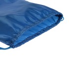 Мешок для обуви 420 х 340 мм, Calligrata "Стандарт", (мягкий полиэстер, плотность 210 D), синий - Фото 10