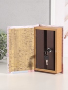 Шкатулка книга - сейф «Шарлотта Бронте. Джейн Эйр», дерево, искусственная кожа, тиснение, 21×13×5 см - Фото 3