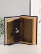 Шкатулка книга - сейф «Александр Дюма. Три мушкетёра», дерево, искусственная кожа, тиснение, 21×13×5 см - Фото 4