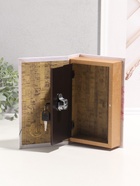 Шкатулка книга - сейф «Её мечта», дерево, искусственная кожа, 3D тиснение, 21×13×5 см - Фото 4