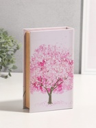 Шкатулка книга - сейф «Её мечта», дерево, искусственная кожа, 3D тиснение, 21×13×5 см - Фото 6