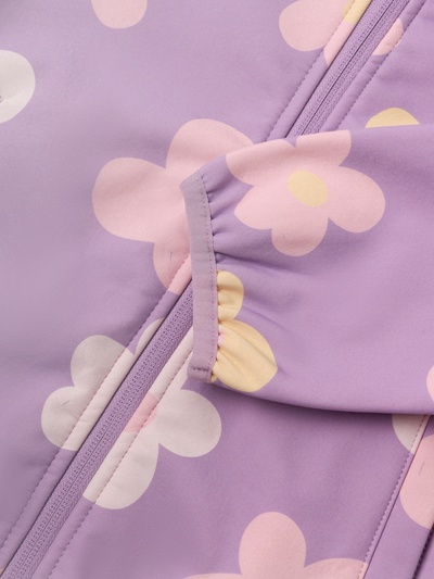 Ветровка для девочки на флисе KAFTAN «Цветочек», рост 98 см