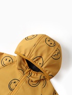 Ветровка на флисе детская KAFTAN «Смайл», рост 98 см, жёлтая - Фото 2