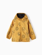 Ветровка на флисе детская KAFTAN «Смайл», рост 104 см, жёлтая - Фото 1