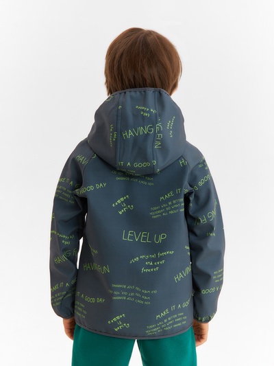 Ветровка для мальчика на флисе KAFTAN: Level up, рост 98 см