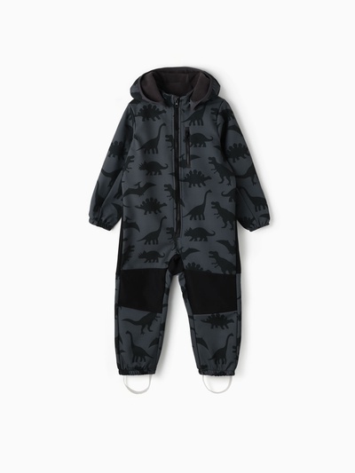 Демисезонный комбинезон на флисе детский KAFTAN Дино, рост 104 см