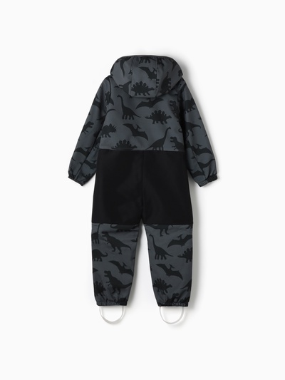 Демисезонный комбинезон на флисе детский KAFTAN Дино, рост 104 см