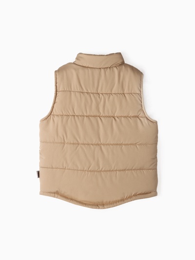 Жилет для девочки KAFTAN утепленный, бежевый, размер 34 (122-128 см)