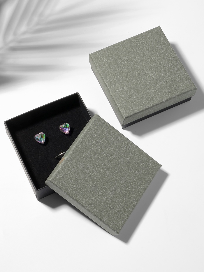 Коробочка подарочная под набор «Лофт», 9×9 см, серая - Фото 1