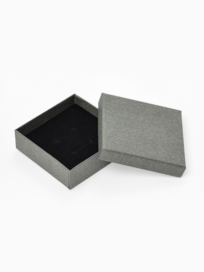 Коробочка подарочная под набор «Лофт», 9×9 см, (полезная часть 8.5×7.8 см), серая
