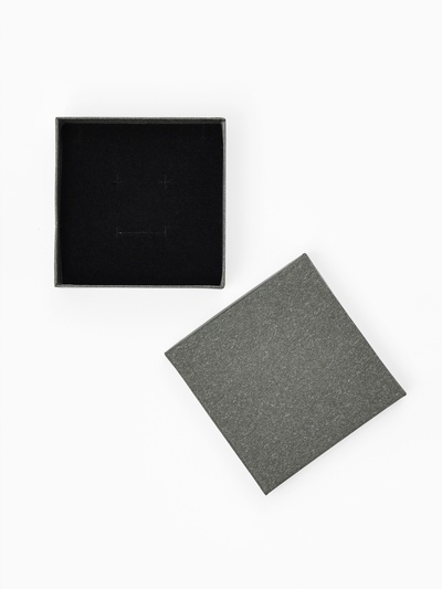 Коробочка подарочная под набор «Лофт», 9×9 см, (полезная часть 8.5×7.8 см), серая