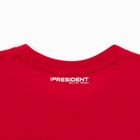 Футболка President Спорт российский, S, красный, 100% хлопок, кул.гладь 150 г/м2 - Фото 6
