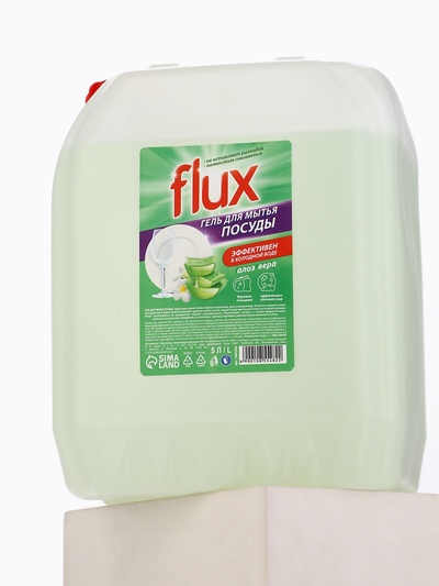 Гель для мытья посуды «Нежное алоэ», 5 л, FLUX