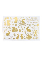 Наклейки для яиц с тиснением «Зайки», на Пасху, 15?10 см (комплект 2 шт) - фото 34088873