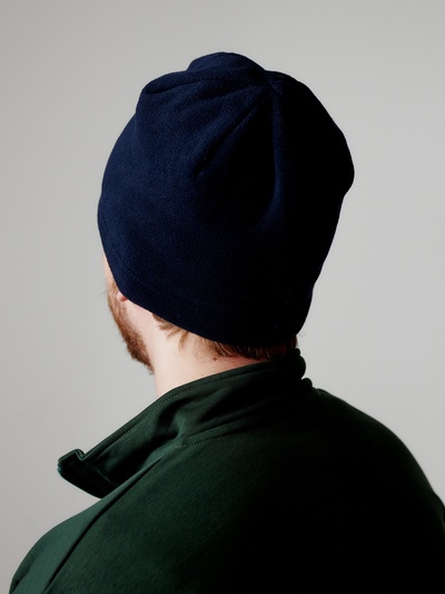 Шапка флисовая, размер L-XL, синяя