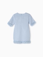 Платье для девочки MINAKU: PartyDress, голубое, рост 134 см - фото 119107470