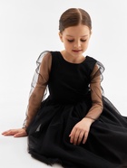 Платье нарядное детское MINAKU: PartyDress, чёрное, рост 104 см 10678839 - фото 13811237
