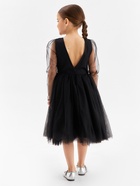 Платье нарядное детское MINAKU: PartyDress, чёрное, рост 128 см - Фото 7