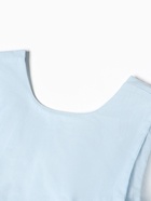 Платье нарядное для девочки MINAKU: PartyDress, голубое, рост 104-110 см - Фото 16