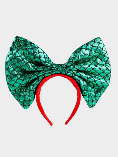 Карнавальный ободок «Зелёный бант»