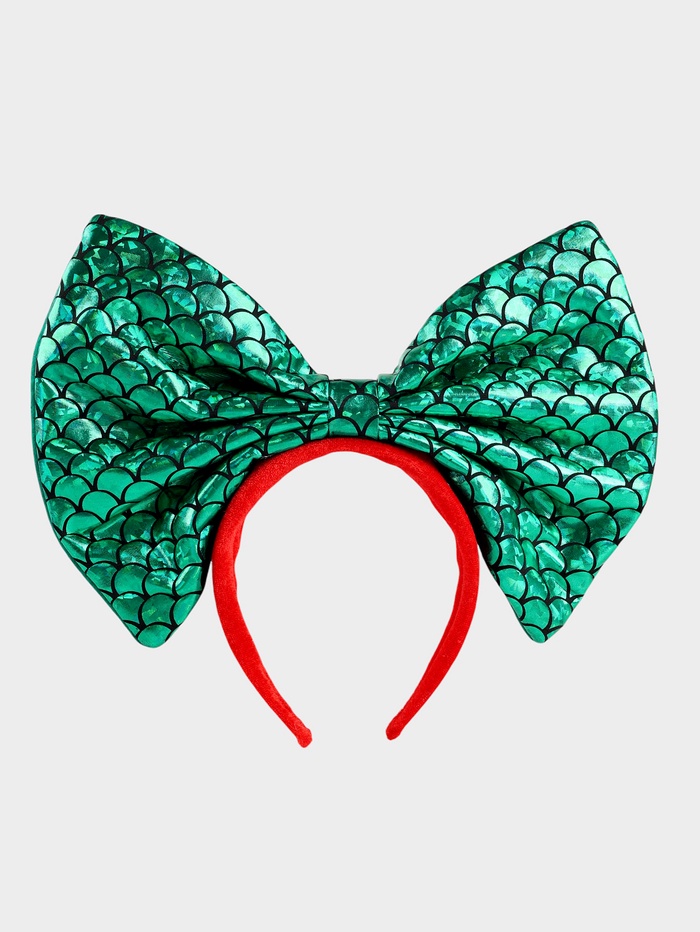 Карнавальный ободок «Зелёный бант» - Фото 1