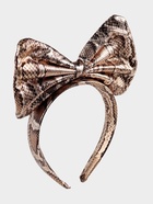 Ободок для волос «Бантик» змеиный принт 10320171 Ободок для волос «Бантик» змеиный принт 10320171