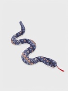 Мягкая игрушка «Змея» с зимними узорами, 36 см, МИКС - Фото 1