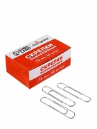 Скрепки оцинкованные, 78 мм, 50 штук, в картонной коробке - Фото 2