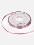 Лента атласная TEIRA, двухсторонняя, 6 мм, 25±1 м, розовая №165 - Фото 4