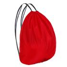 Мешок для обуви Calligrata на шнурке, однотонный, размер 42×0.5×34 см, красный - Фото 2