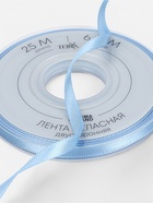 Лента атласная TEIRA, двухсторонняя, 6 мм, 25±1 м, светло-голубая №332 - Фото 3