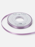 Лента атласная TEIRA, двухсторонняя, 6 мм, 25±1 м, сиреневая №0434 - Фото 4