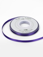 Лента атласная TEIRA, двухсторонняя, 6 мм, 25±1 м, фиолетовая №0470 - Фото 4