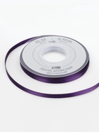 Лента атласная TEIRA, двухсторонняя, 6 мм, 25±1 м, фиолетовая №476 - Фото 2