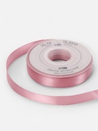 Лента атласная TEIRA, двухсторонняя, 15 мм, 25±1 м, розовая №158 - Фото 4