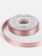 Лента атласная TEIRA, двухсторонняя, 15 мм, 25±1 м, нежно-розовая №164 - Фото 4