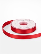 Лента атласная TEIRA, двухсторонняя, 15 мм, 25±1 м, красная №0250 - Фото 2