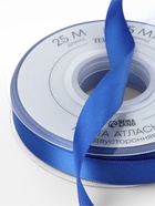 Лента атласная TEIRA, двухсторонняя, 15 мм, 25±1 м, синяя №0329 - Фото 3