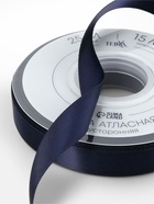 Лента атласная TEIRA, двухсторонняя, 15 мм, 25±1 м, тёмно-синяя №330 - Фото 1