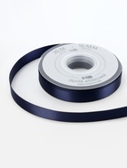 Лента атласная TEIRA, двухсторонняя, 15 мм, 25±1 м, тёмно-синяя №330 - Фото 2